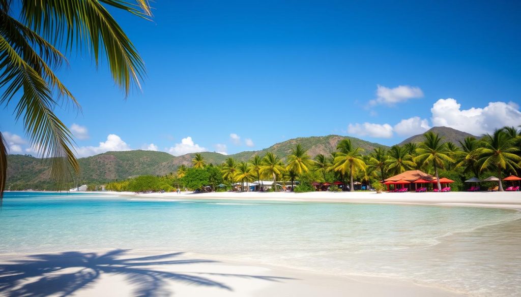 Les Salines Beach Tropical Landscape