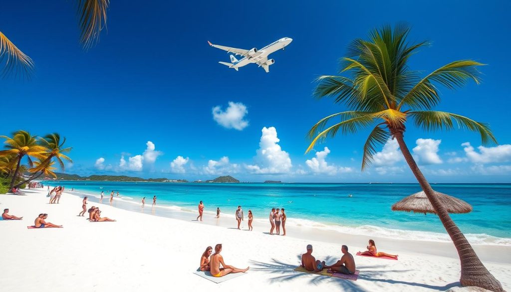 Maho Beach Plane Spotting