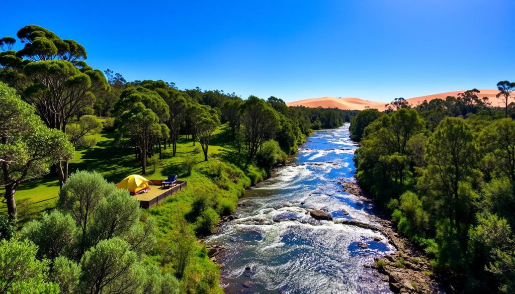 Moore River Camping Landscape