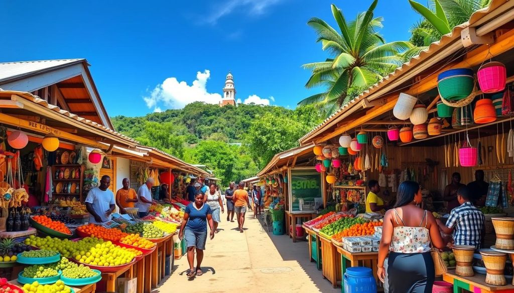 Negril Local Market Shopping