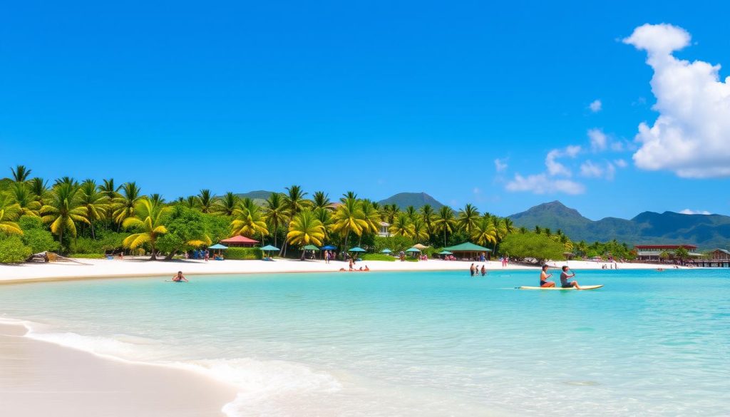 Nevis beaches water activities