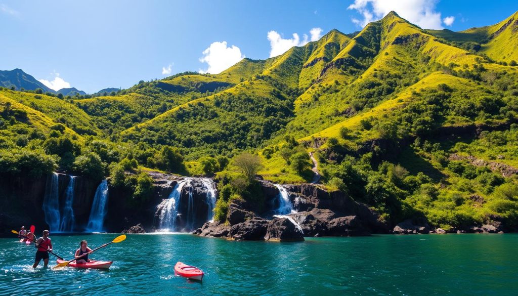 Outdoor activities Dominica adventure landscape