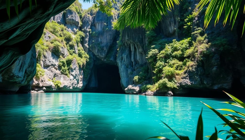 Palawan underground river entrance