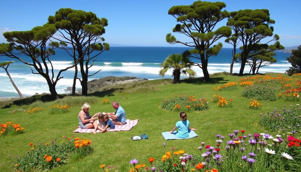 Picnicking at Point Addis Marine National Park