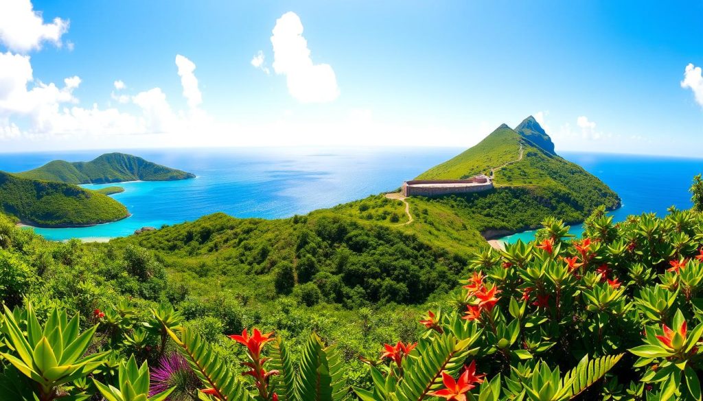 Pigeon Island scenic viewpoints