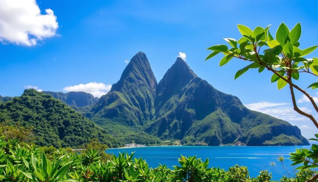 Pitons UNESCO World Heritage Site in St. Lucia