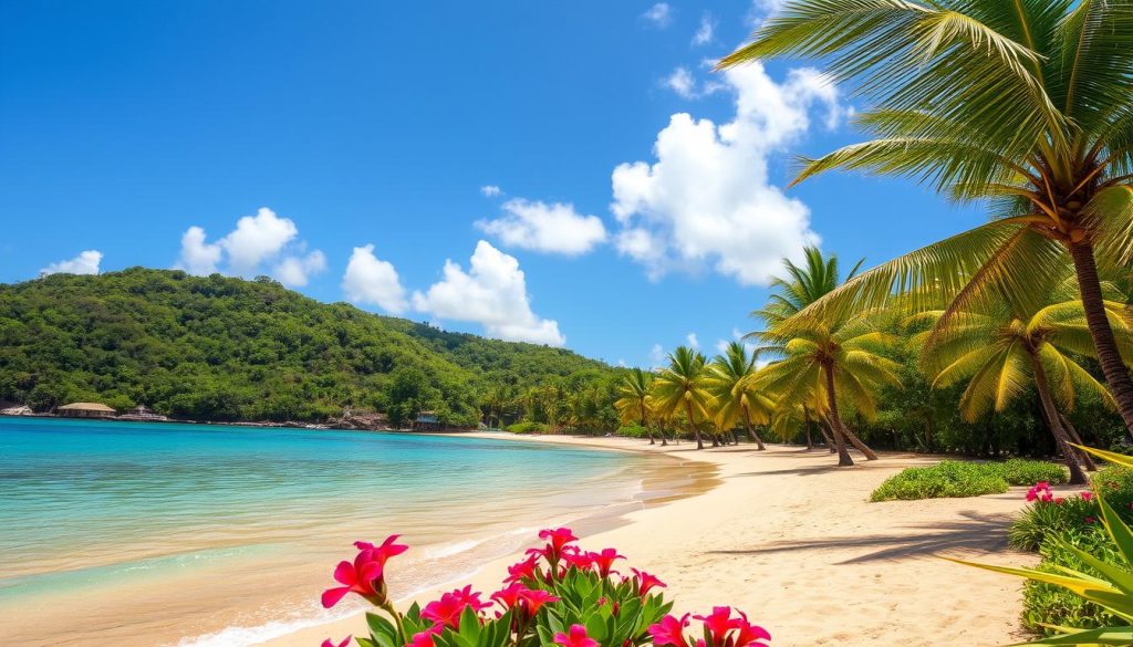 Plage du Bourg Beach in Martinique