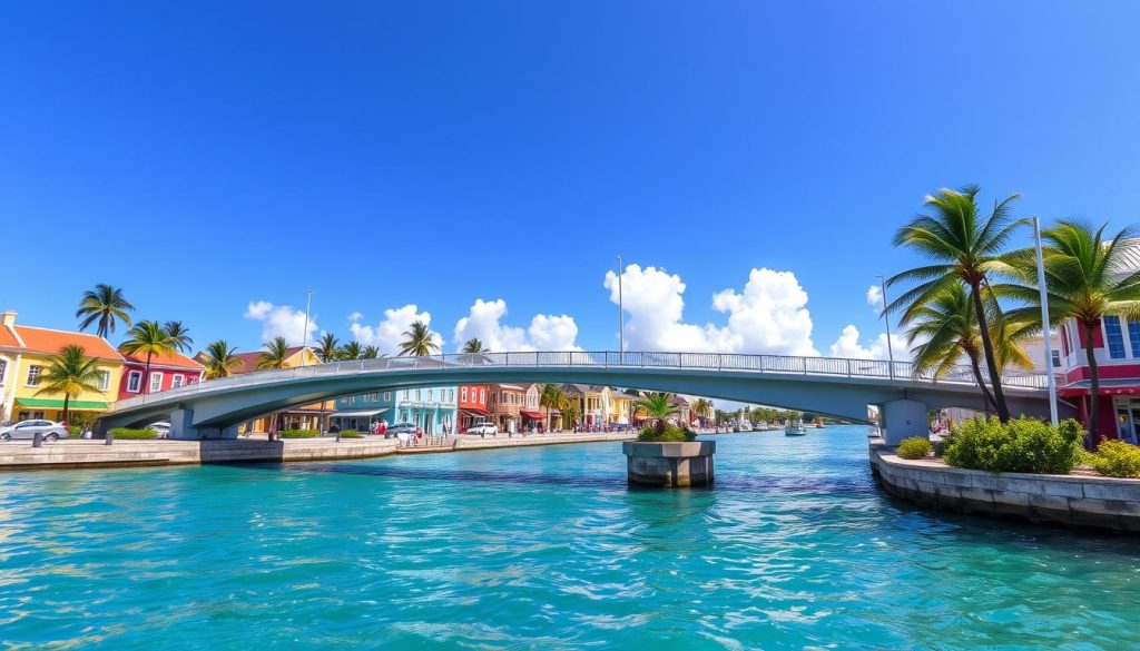 Queen Emma Bridge Willemstad Waterfront