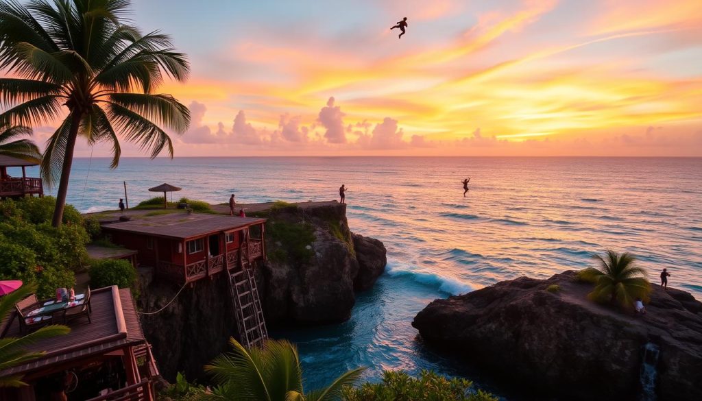 Rick's Café Cliff Diving Negril Attractions