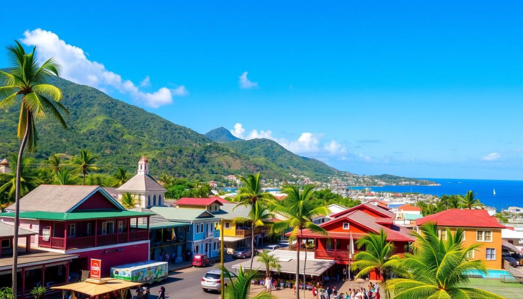 Roseau Cityscape Dominica