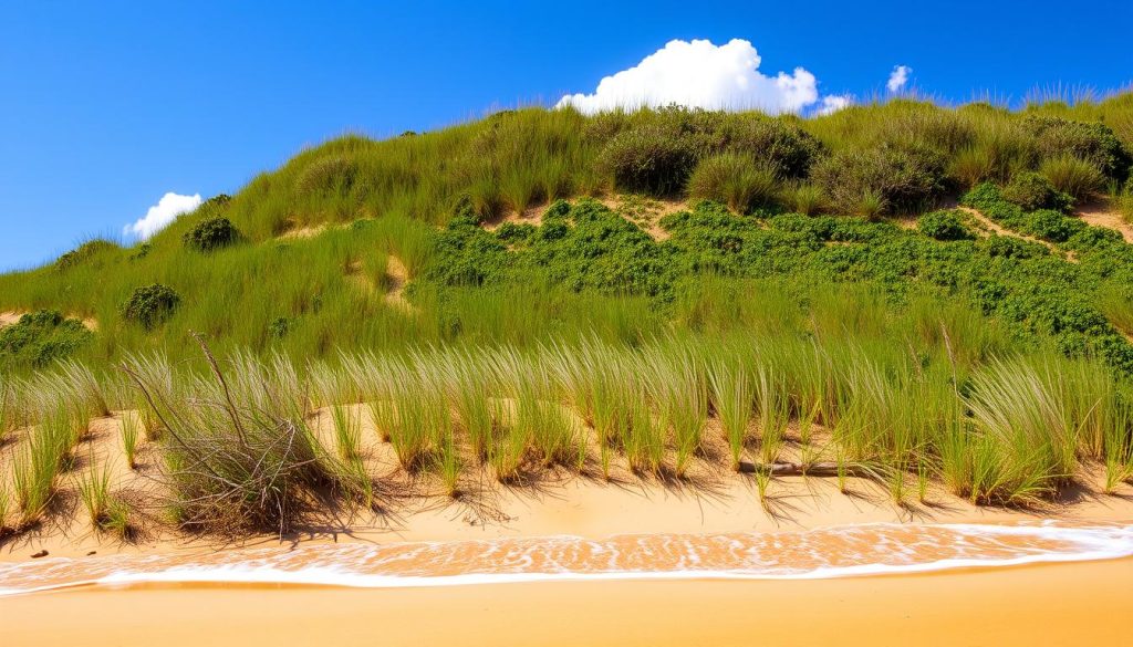 Saline Beach Dunes Conservation in St. Barts