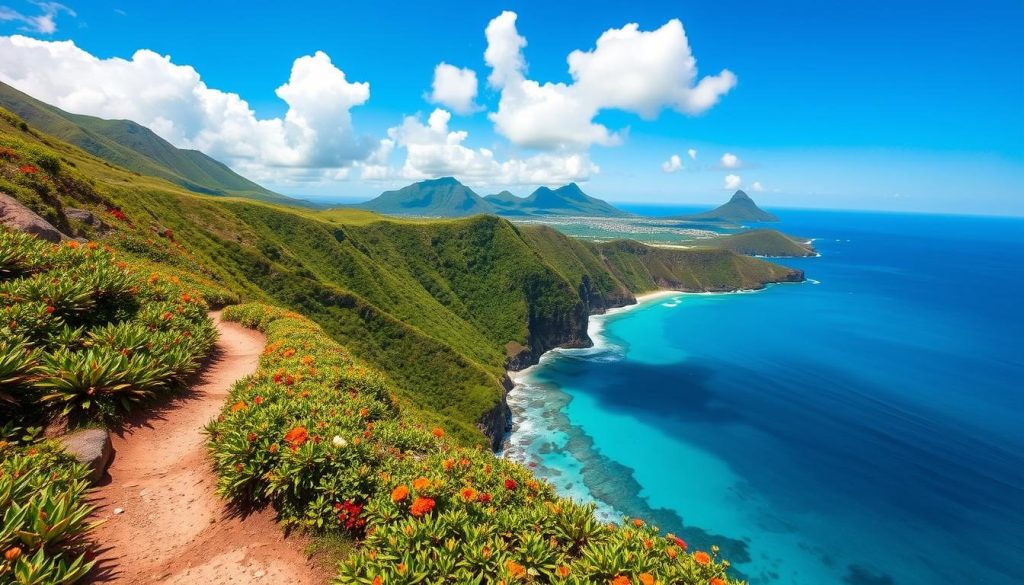 Scenic Coastal Hiking in Nevis