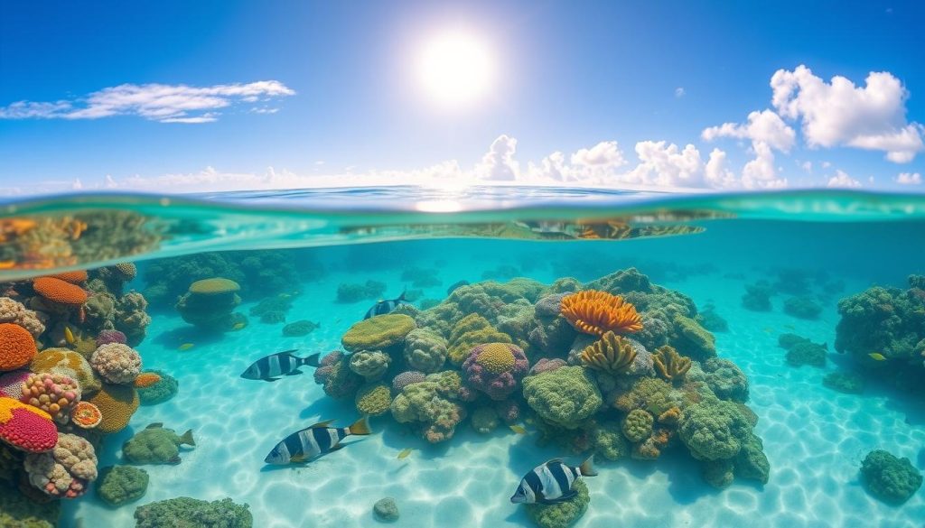 Snorkeling in Aitutaki Lagoon