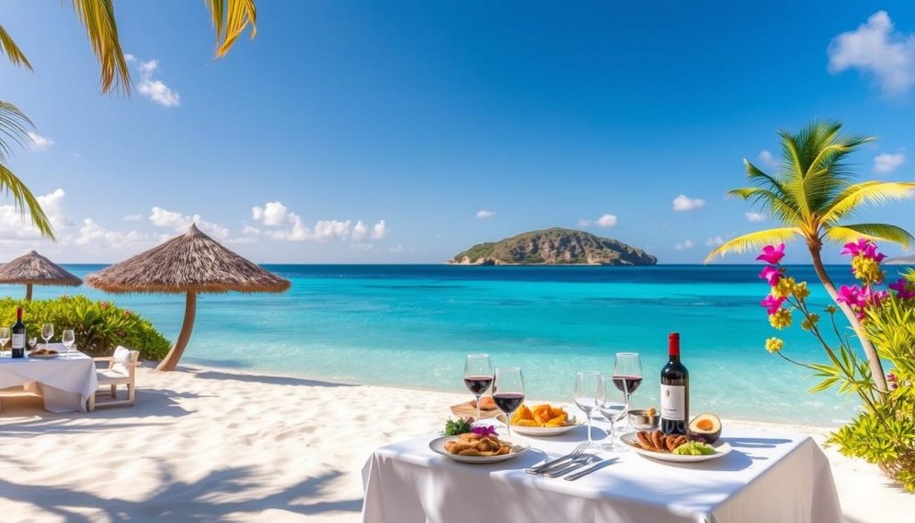 St. Barts Beachside Dining