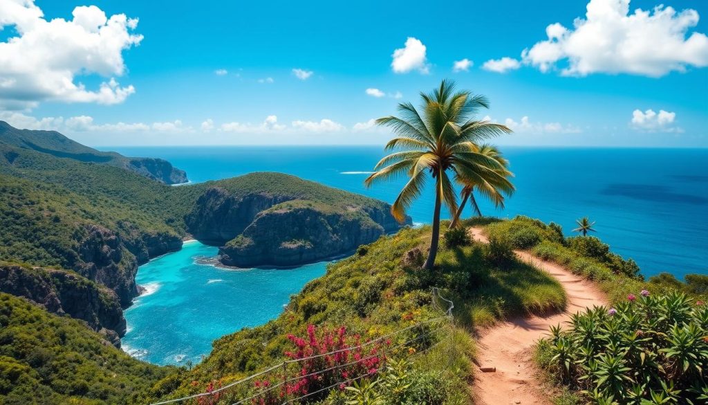 St. Barts Hiking Trails Landscape