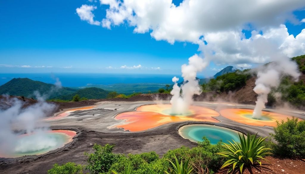 Sulphur Springs Drive-In Volcano in St. Lucia