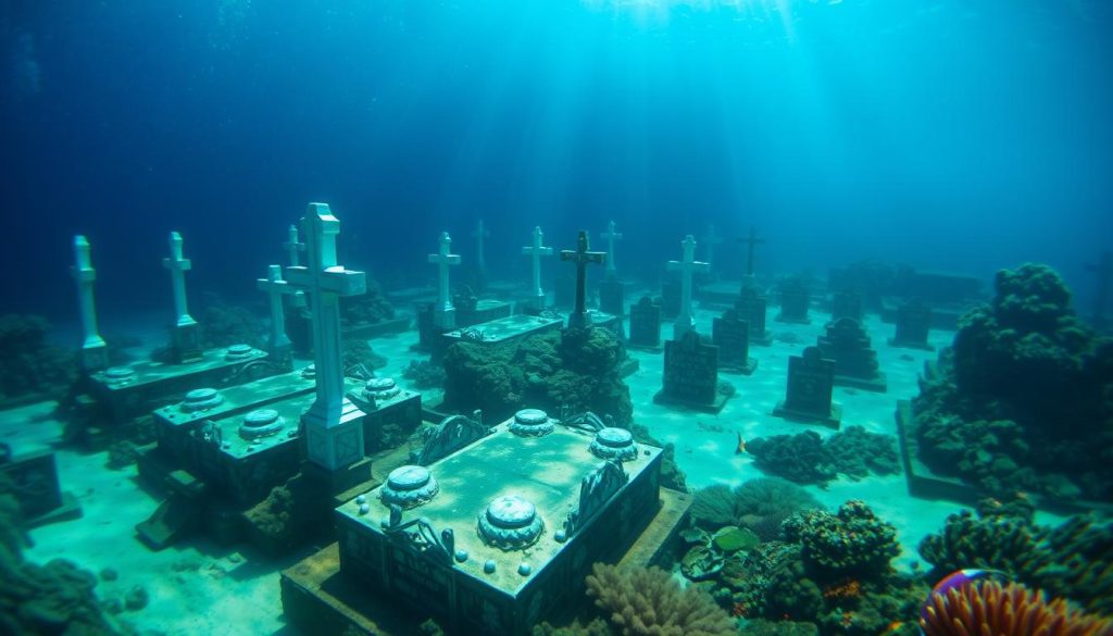 Sunken Cemetery Camiguin underwater memorial