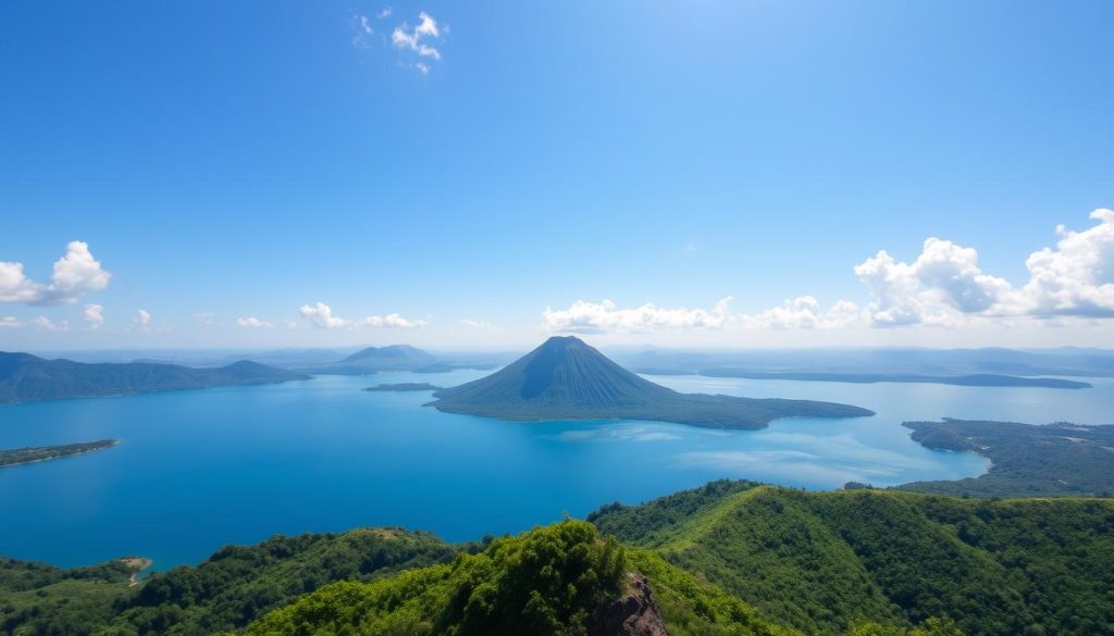 Taal Volcano Panoramic View