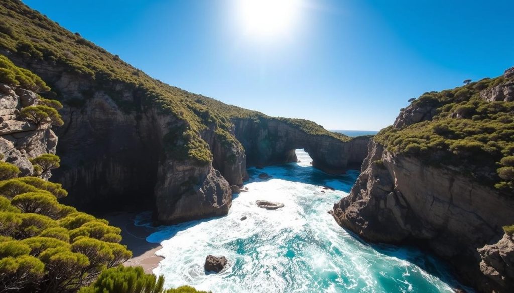 The Gap and Natural Bridge coastal formations