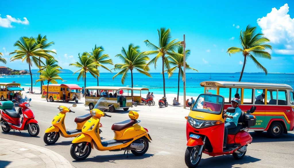 Transportation in St. Martin Caribbean Island