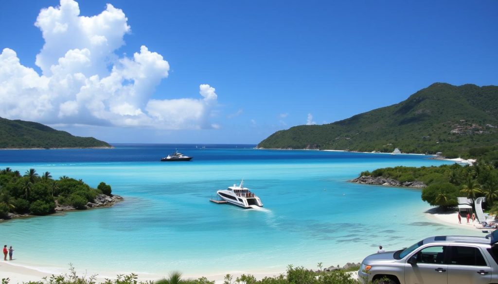 Transportation to Trunk Bay in St. John