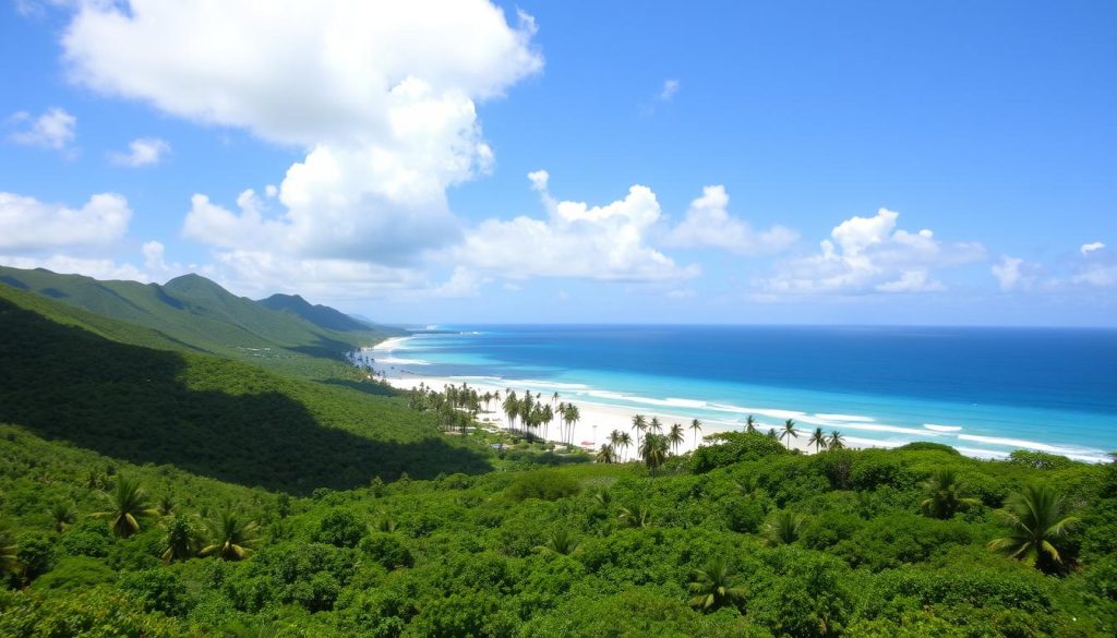 Union Island Tropical Landscape