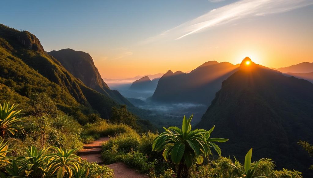 Viñales hiking trails sunrise view