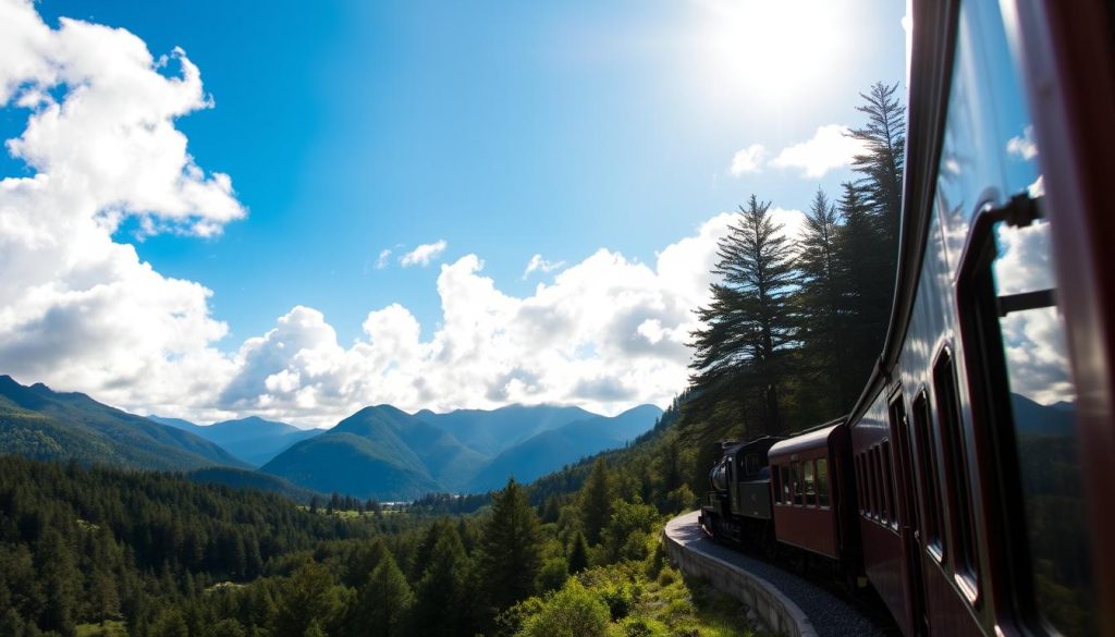 West Coast Wilderness Railway in Tasmania