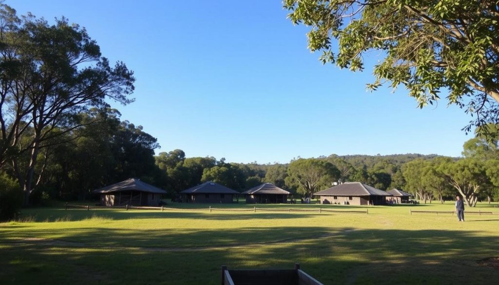 Wybalenna Aboriginal settlement historical site