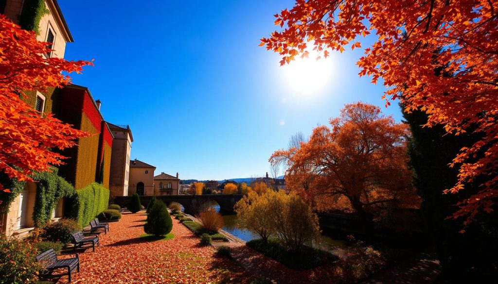 Autumn in Aignon Landscape