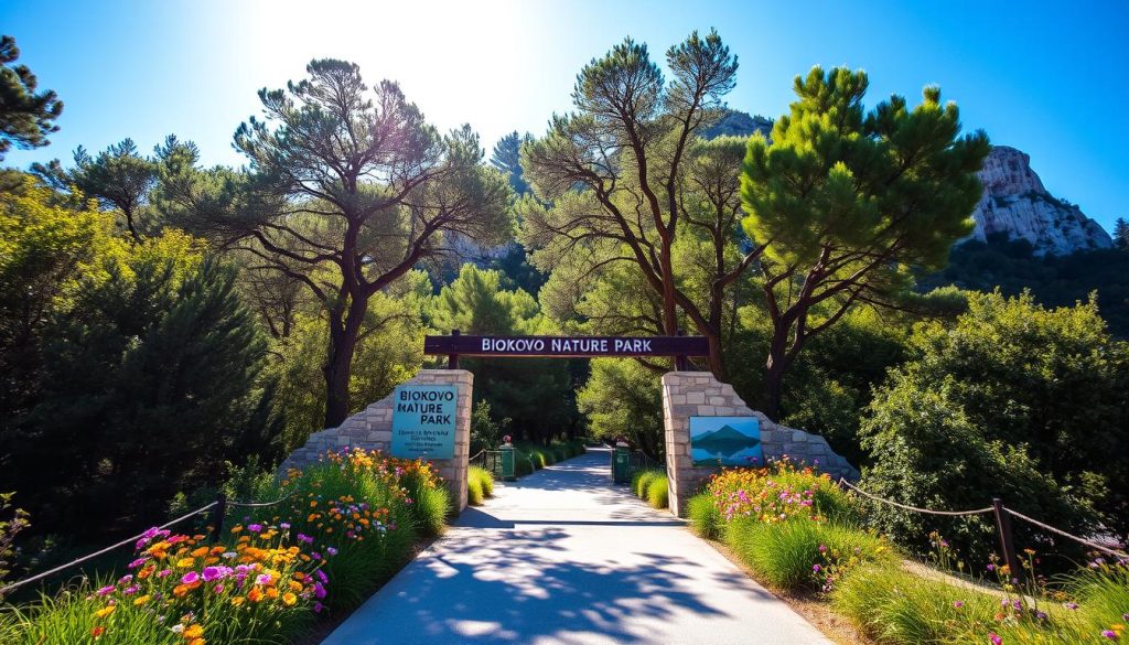 Biokovo Nature Park Entrance