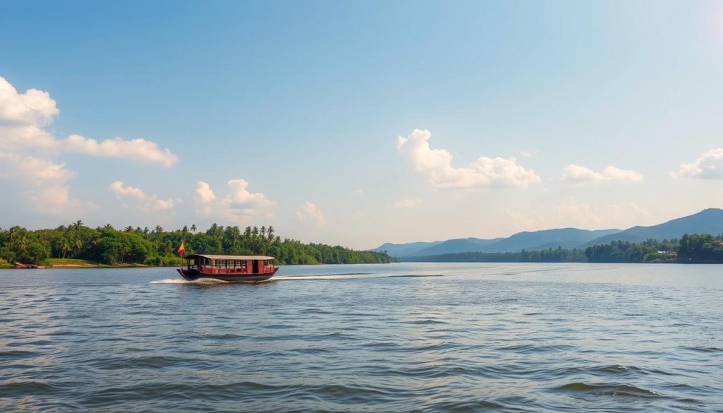 Brahmaputra river cruise in Assam