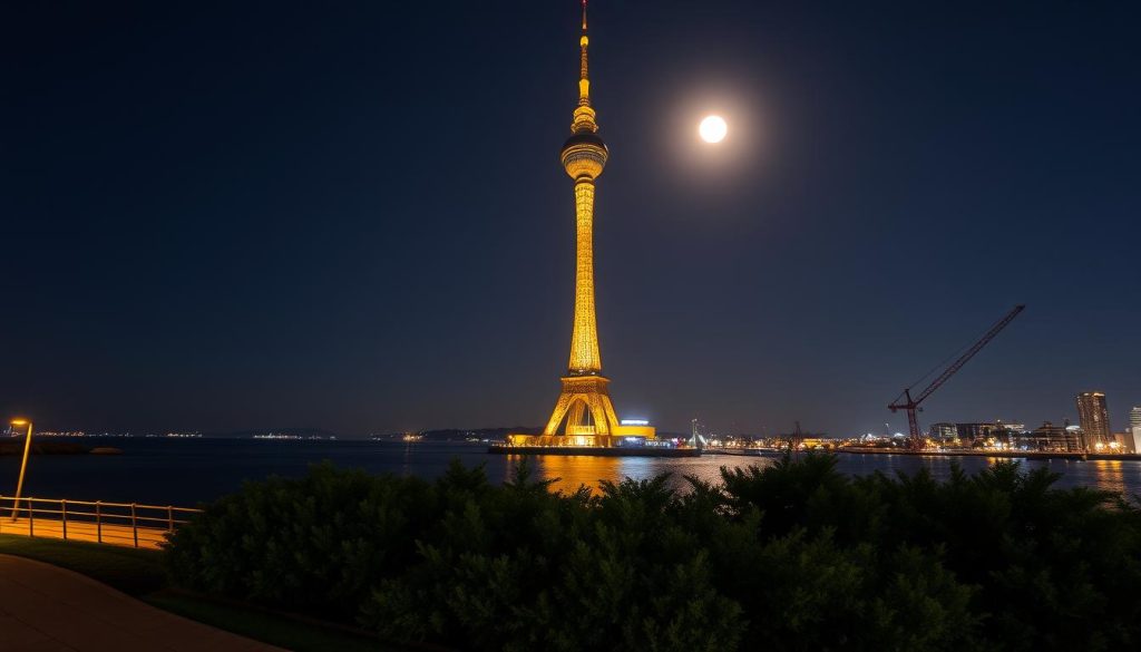 Chiba Port Tower night view