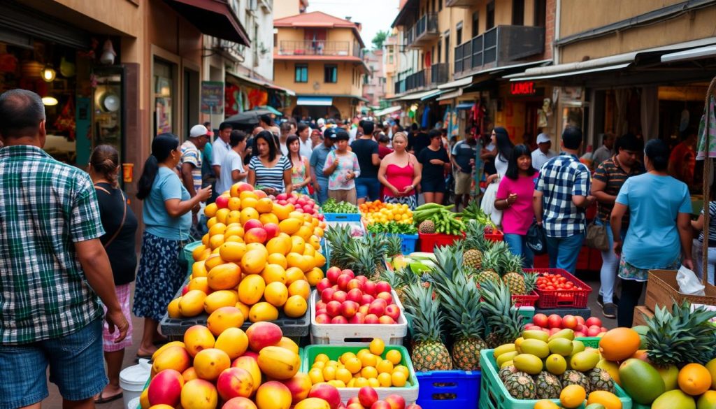 Costa Rica local market