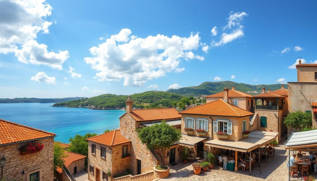 Cres Island Historic Mediterranean Town