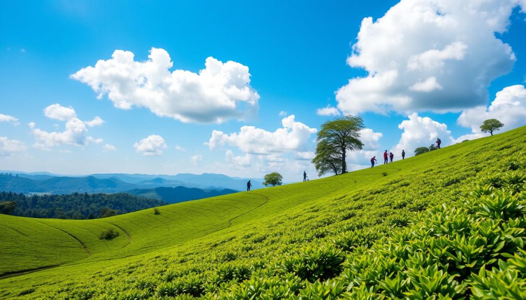 Dibrugarh tea plantations