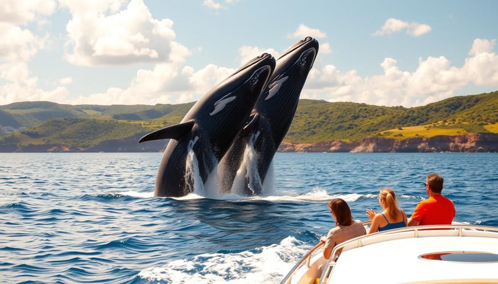 Dolphin and whale watching tours