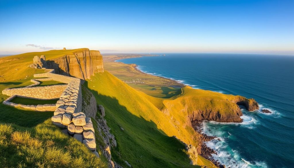 Dún Aonghasa cliffside view