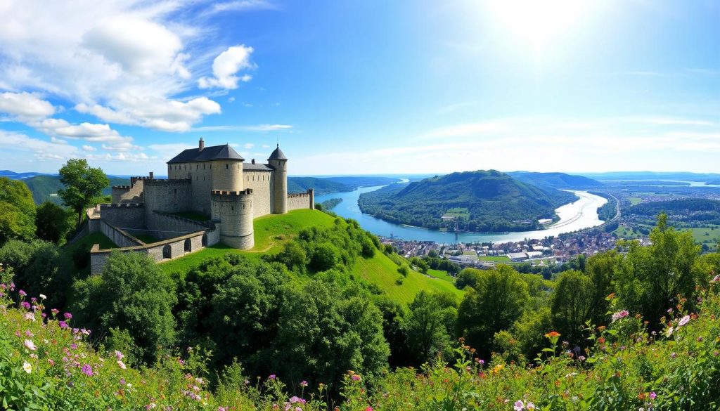 Ehrenbreitstein Fortress Panoramic View