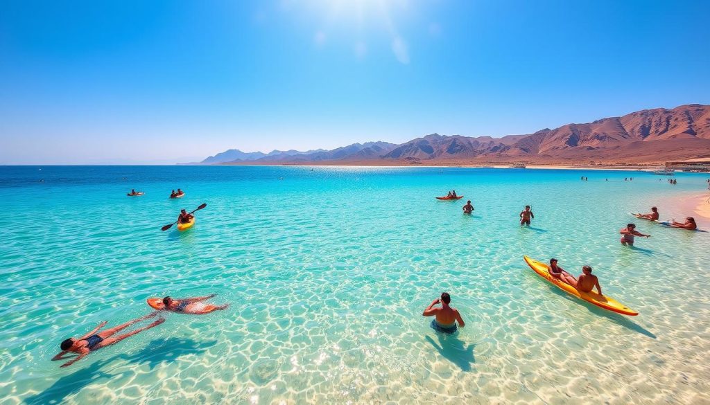 Eilat beach and water activities