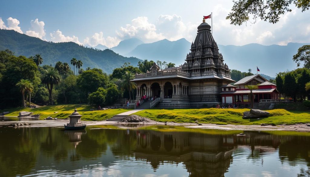 Garjiya Temple view