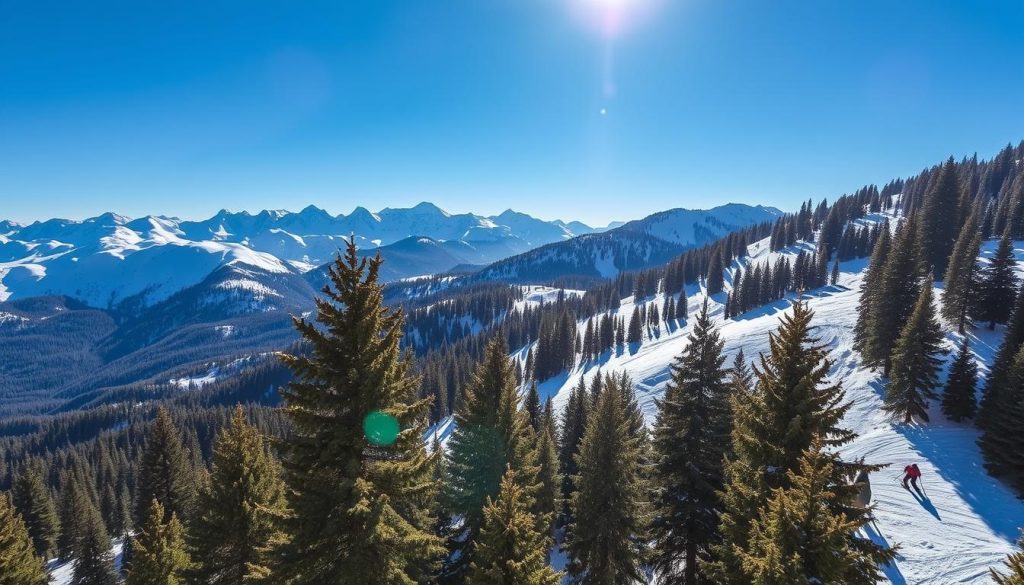 Gulmarg skiing landscape