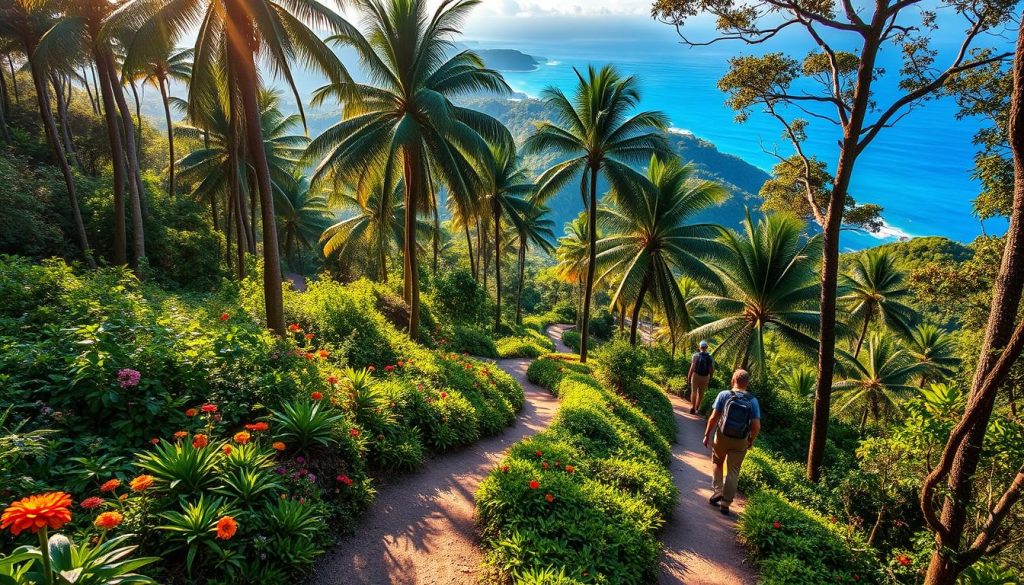 Hiking trail in Florianópolis