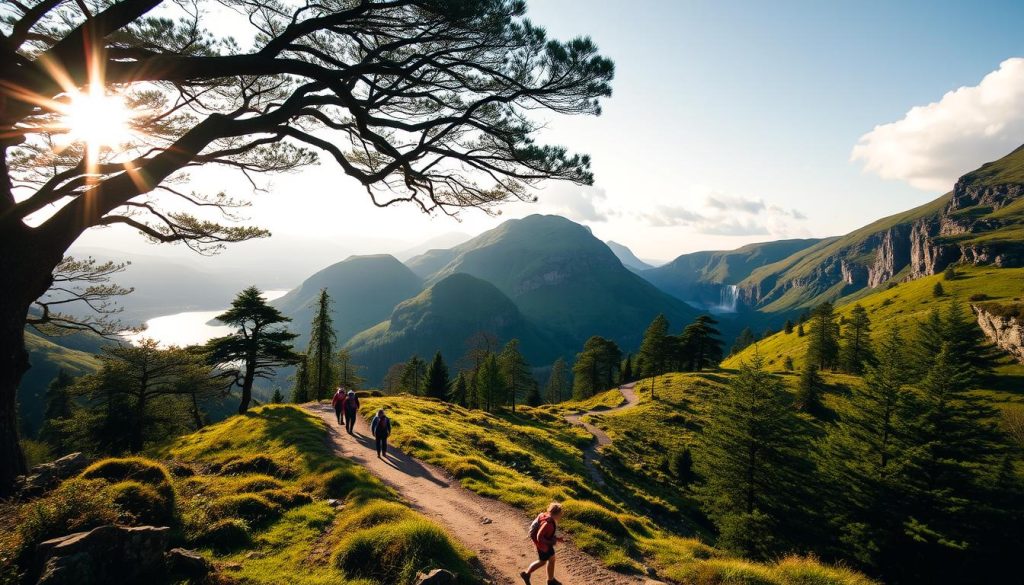 Hiking trails in Glenveagh