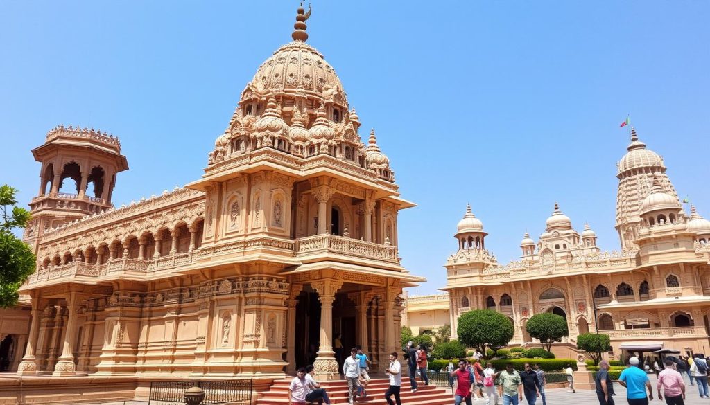 Hutheesing Jain Temple and Akshardham in Ahmedabad