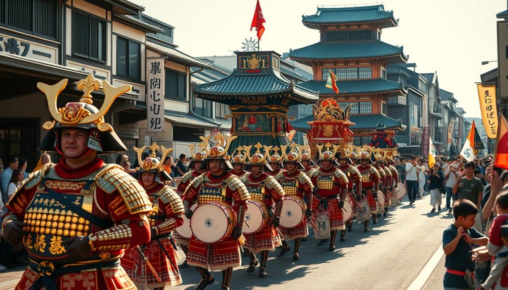 Hyakumangoku Festival parade