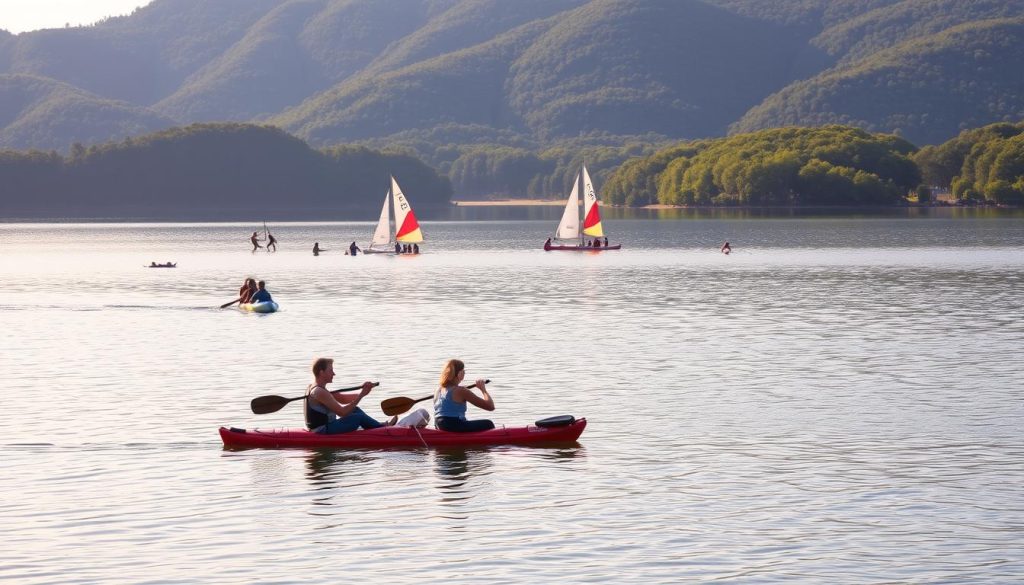 Kayaking and watersports at Lake Biwa