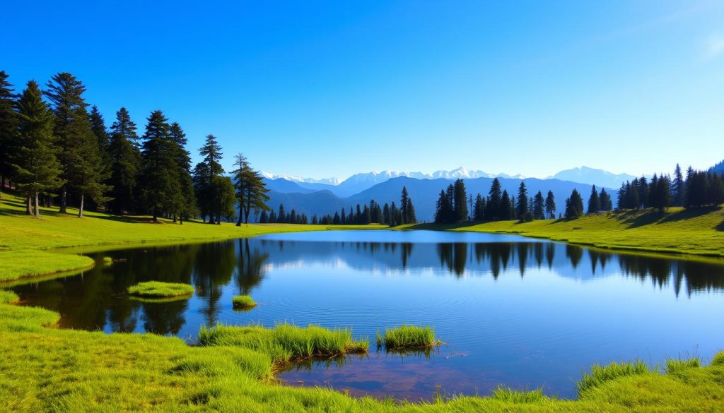 Khajjiar Lake Scenic View