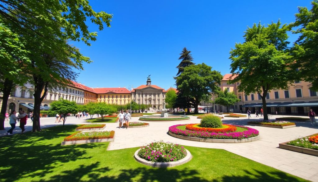 King Tomislav Square in Osijek