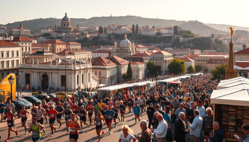 Literary and marathon events in Lisbon